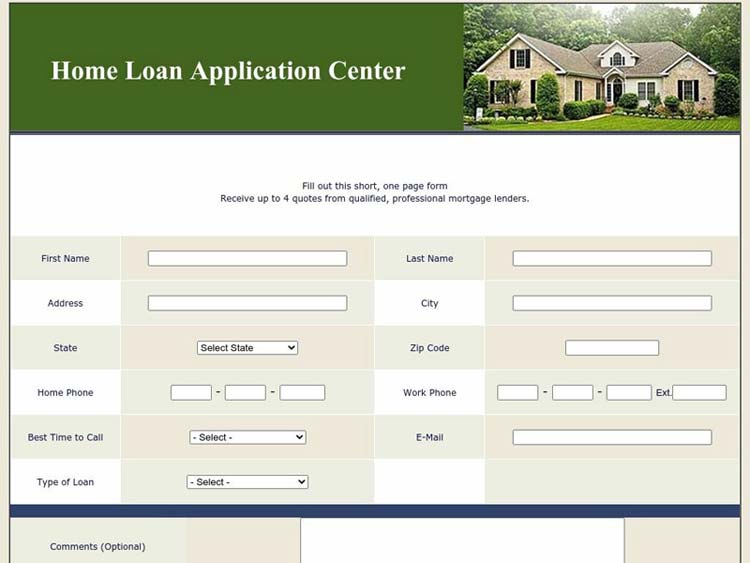Home Loan Application Center